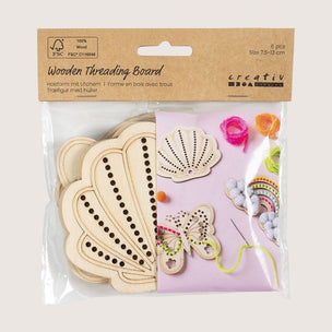 Wooden Threading & Embroidery Shapes