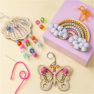 Wooden Threading & Embroidery Shapes