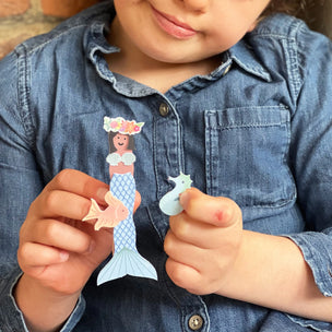 Mini Craft Kit | Make A Mermaid Peg Doll
