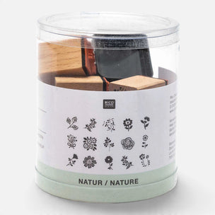 Wooden Stamp Set | Flowers