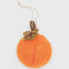 Felt Pumpkin Orange Hanging Ornament