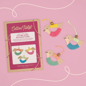 Mini Kraft Kit | Make Your Own Flying Bird Decorations