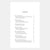 Table of contents for a book or collection of stories on a white background