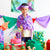 Sarah's Silks Play Silk Purple Dinosaur | Conscious Craft