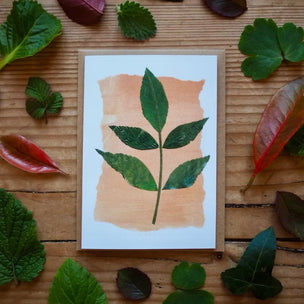 Elder | Ogham Leaf Card