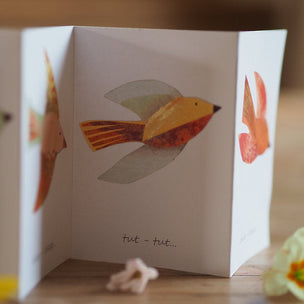 Birdsong - Concertina Card
