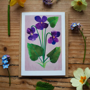 Violet | Wildflower Greeting Card