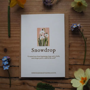SNOWDROP MINI CARD