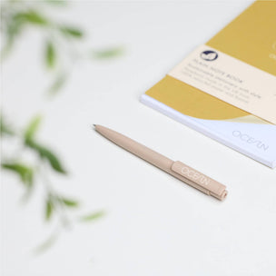 Recycled Ocean Plastic Ballpoint Pens (Pack of 2) – Yellow