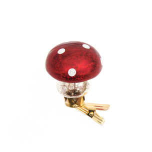 Rico Design Fly Agaric Glass Clip Round | Conscious Craft