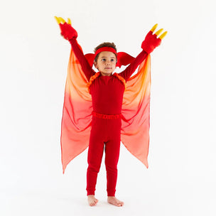 Sarah's Silks | Red Dinosaur Wings