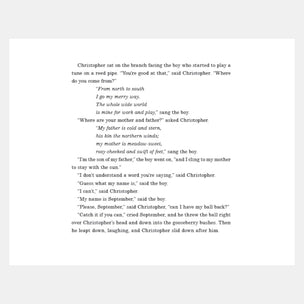 Text excerpt from a book or story on a white background