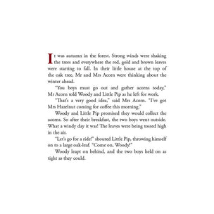 Text excerpt from Woody Hazel & Little Pip by Elsa Beskow on a white background