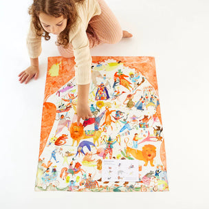Sarah' Silks sekk and find play silk with child 