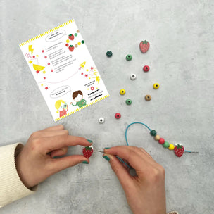 Mini Craft Kit | Make Your Own Strawberry Bracelet