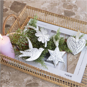 Mini Craft Kit | Silver Christmas Ornament