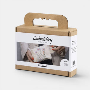 Mini Craft Kit | Embroidery Make-Up Bag
