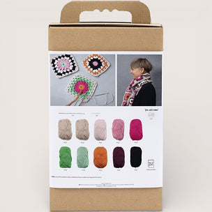 Crochet Colourful Scraf