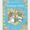 Book cover of 'Summer Story' from Brambly Hedge series by Jill Barklem with colorful illustration of animals and flowers.