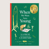 Book cover of 'When We Were Very Young' by A.A. Milne with illustrations and green background