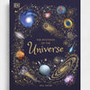 Book cover of 'The Mysteries of the Universe' with space-themed illustrations on a dark background.