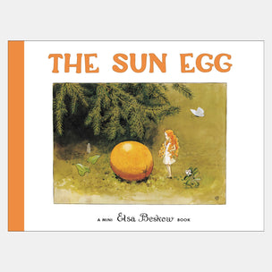 Book cover of 'The Sun Egg' by Elsa Beskow with a girl and sun egg illustration.