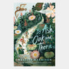 Book cover of 'By Ash, Oak and Thorn' by Melissa Harrison with illustrations of nature and characters.