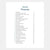 Table of contents page from a book with black text on a white background
