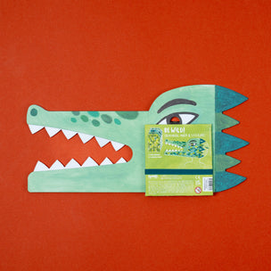 Londji Be wild crocodile mask with stickers