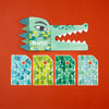 Londji Be wild crocodile with stickers