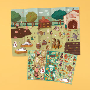 Farmtastic World Poster & Stickers