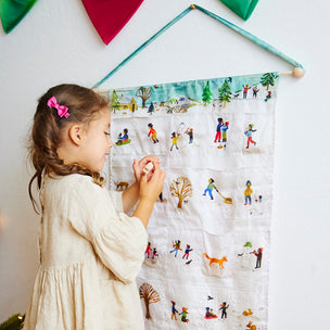 Sarah's Silks Advent Calendar | Illustrated By Gemma Koomen