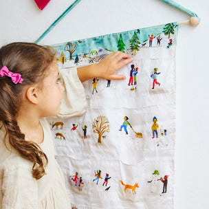 Sarah's Silks Advent Calendar | Illustrated By Gemma Koomen