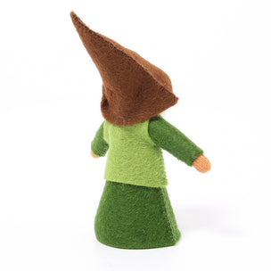 Large Gnome with Brown Hat | Conscious Craft