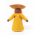Felt Flower Fairy Forest Mushroom | Dark Skin Tone | Conscious Craft