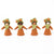 Large Felt Fairy Hazelnut Father 4 Skin Tones | © Conscious Craft