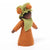 Large Felt Fairy Hazelnut Father Dark Skin Tone | © Conscious Craft