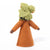 Large Felt Fairy Hazelnut Father Dark Skin Tone | © Conscious Craft