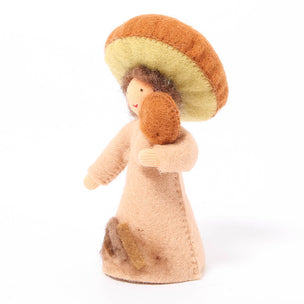 Felt Flower Fairy Porcini Mushroom | Conscious Craft