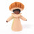 Felt Flower Fairy Porcini Mushroom | Conscious Craft