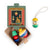 A wooden toy set called 'Pure Shine' by MAM, featuring a small cardboard box with colorful wooden beads and a separate hanging bead charm, shown on a plain white background.