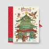 Magic Cat Book cover of 'Brown Bear, Brown Bear, What Do You See?' with Christmas theme on a gray background