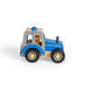 Bigjigs Toys Mini Blue Tractor | Conscious Craft

