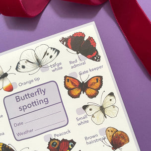 Alexia Claire Butterflies Wildlife Spotting Notepad