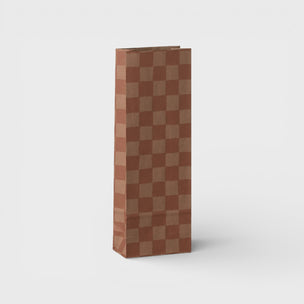 Maileg Gift Bag Checker Mini | Powder/Vintage Rose