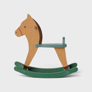 Maileg Rocking horse Mouse | Light brown

