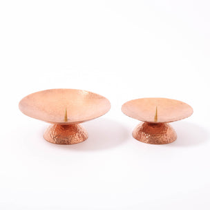 2 Copper Candle Holders in different sizes | © Conscious Craft