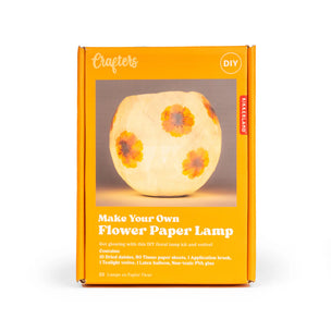 Kikkerland Crafters Flower Paper Lamp