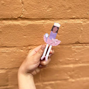 Make Your Own Ballerina Peg Doll Kit 