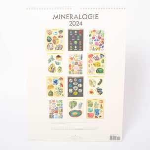 Cavallini Wall Calendar | Mineralogie | Conscious Craft